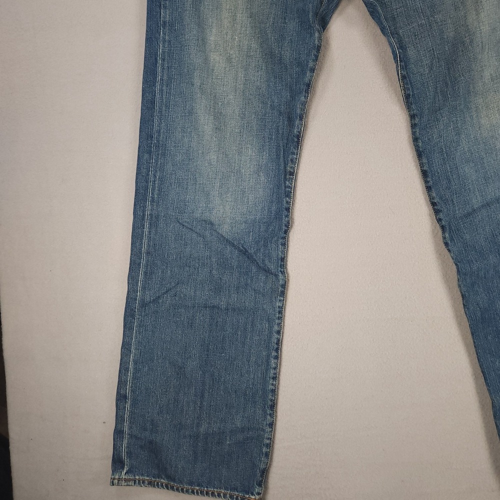 Lucky Brand Jeans Mens 34x34 Bootleg Y2K 100% Cotton Denim Bootcut - Picture 15 of 16